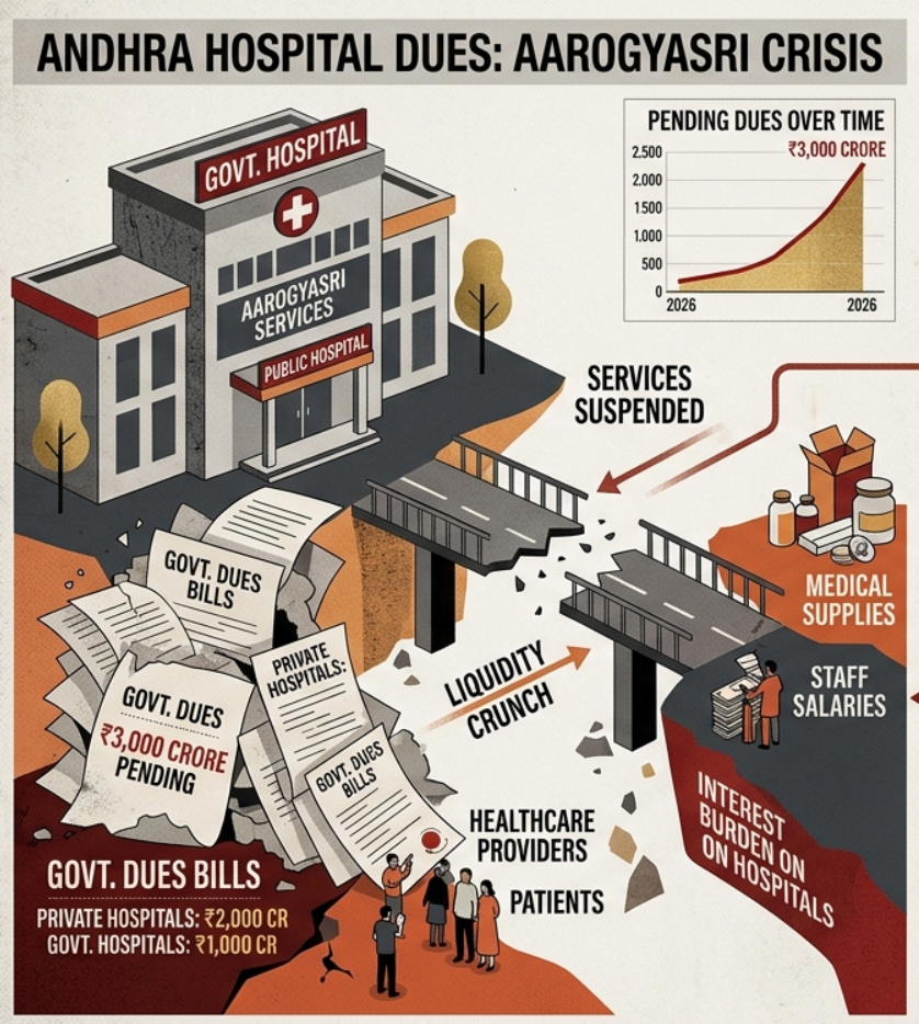 Borrowing to Pay, Charging to Settle :Economics of Andhra’s Debt-Funded Hospital Payments and the 8% Burden
