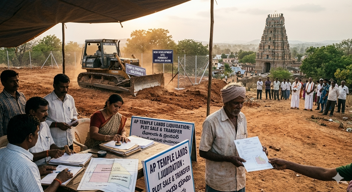 Liquidation of AP’s Temple Lands