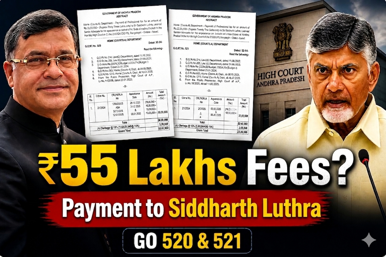 AP Govt Pays Hefty Fees To Private Lawyers To Fight Its Cases