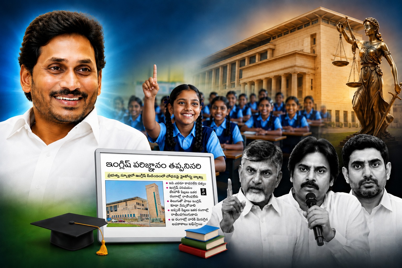 English Medium Education : Jagan’s Policy proven Right once again