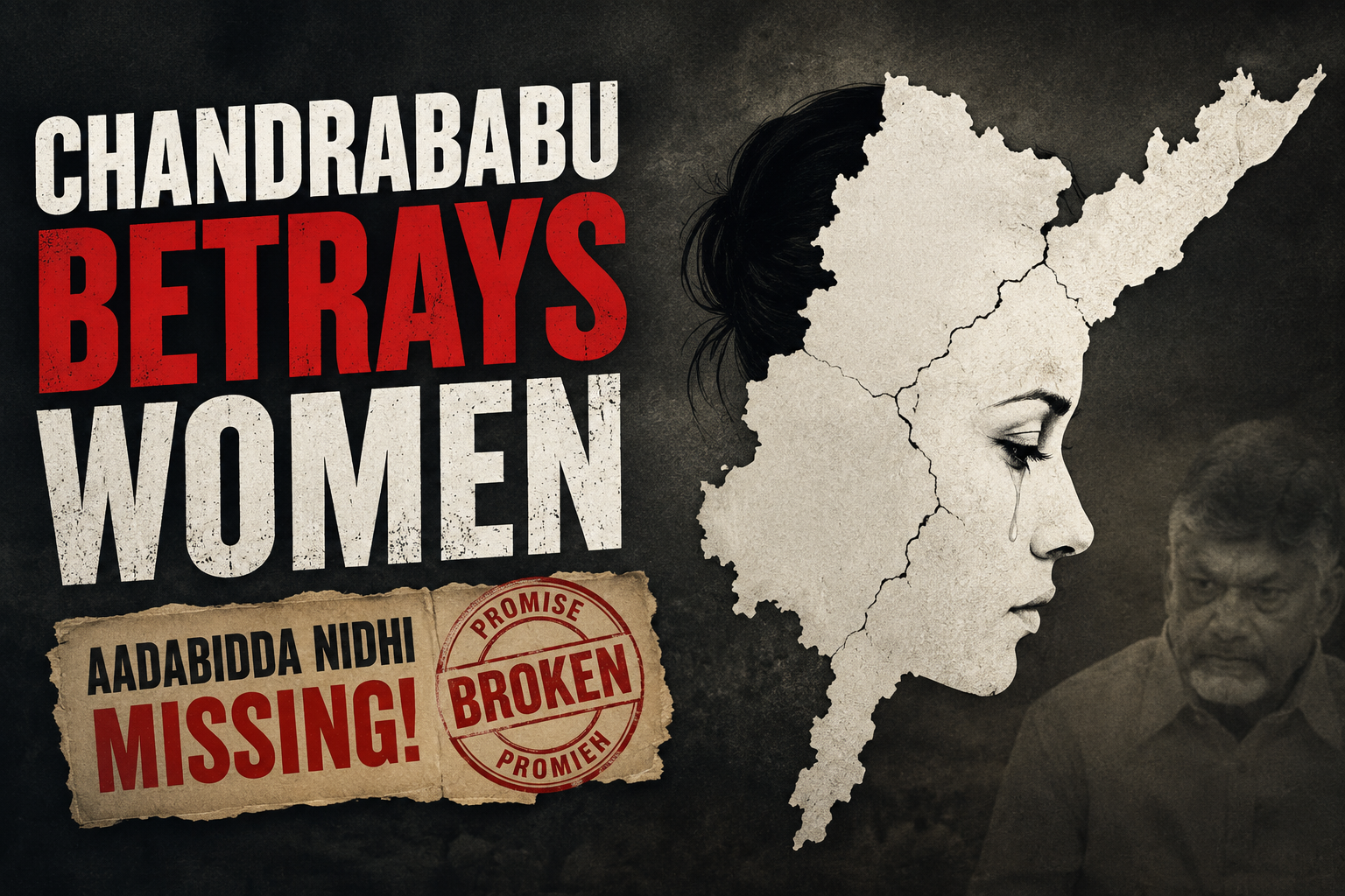Chandrababu betrays Women
