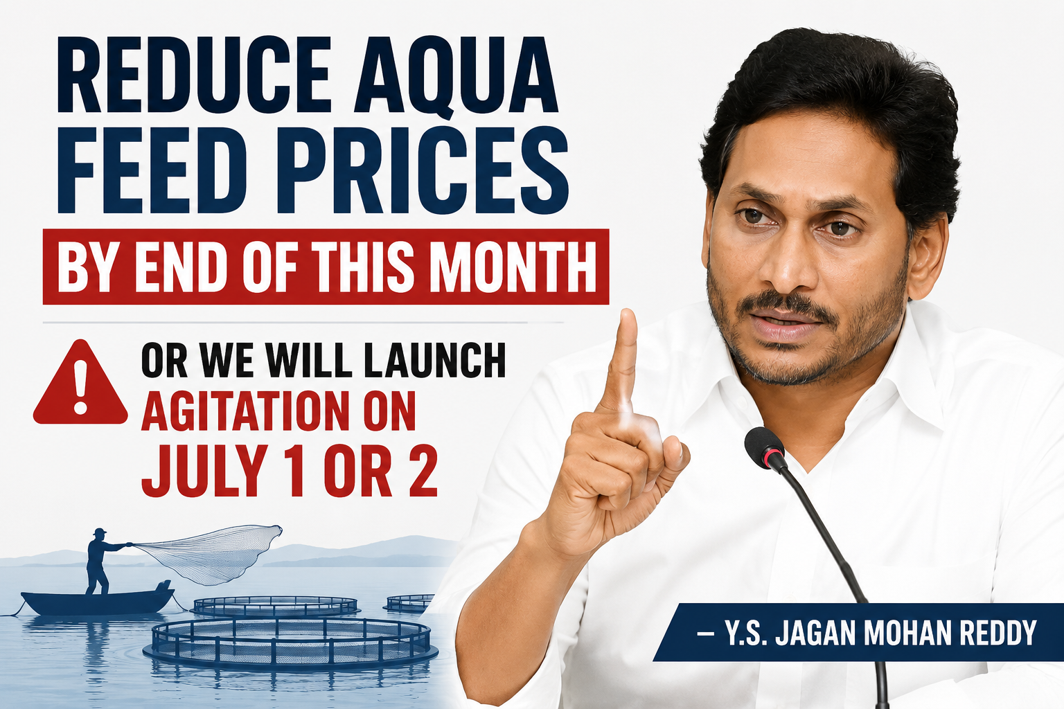 Roll Back Aqua Feed Prices or Face Farmers’ Revolt