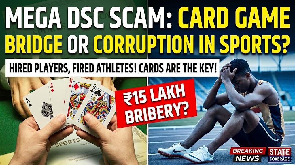 THE CARD-ROOM CORRIDOR: How Playing Cards is Trumping Athletic Merit in Andhra’s Mega DSC Recruitment Scandal