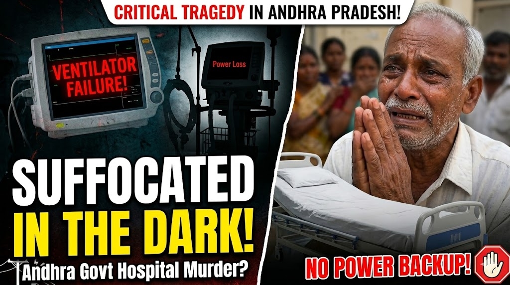 Breathless in the Dark: Power Outage Suffocates Critical Patient to Death in Andhra Government Hospital