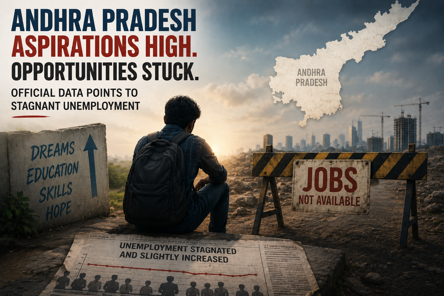 Centre’s Periodic Labour Force Survey Data Exposes Stagnation in Andhra Pradesh’s Unemployment Under TDP Coalition Government