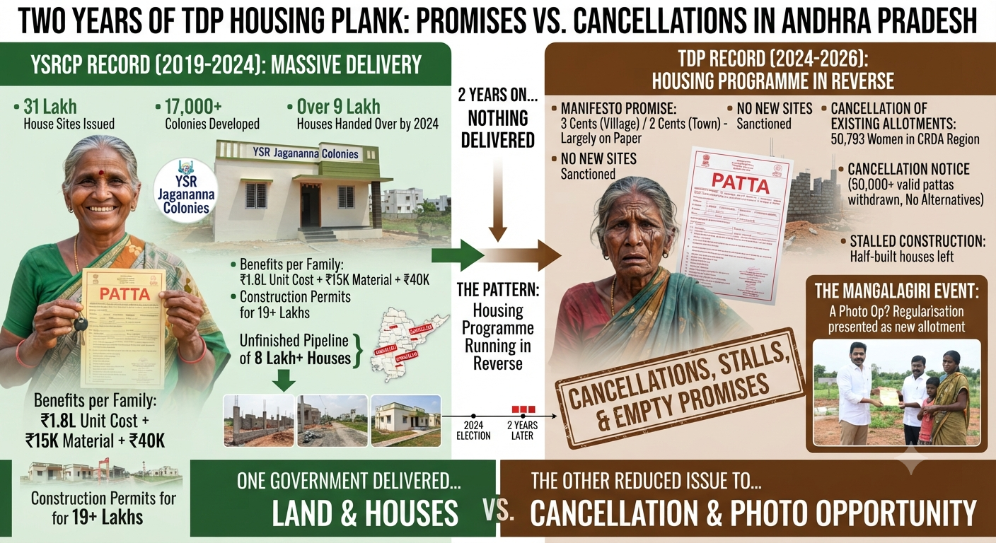 Promised Land, Cancelled Dreams: TDP’s Housing Record Exposed