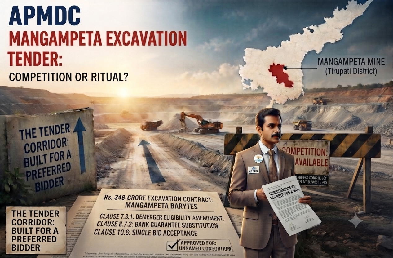 Public Mine, Private Funnel - Questions Over APMDC's Rs. 348-Crore Barytes Tender
