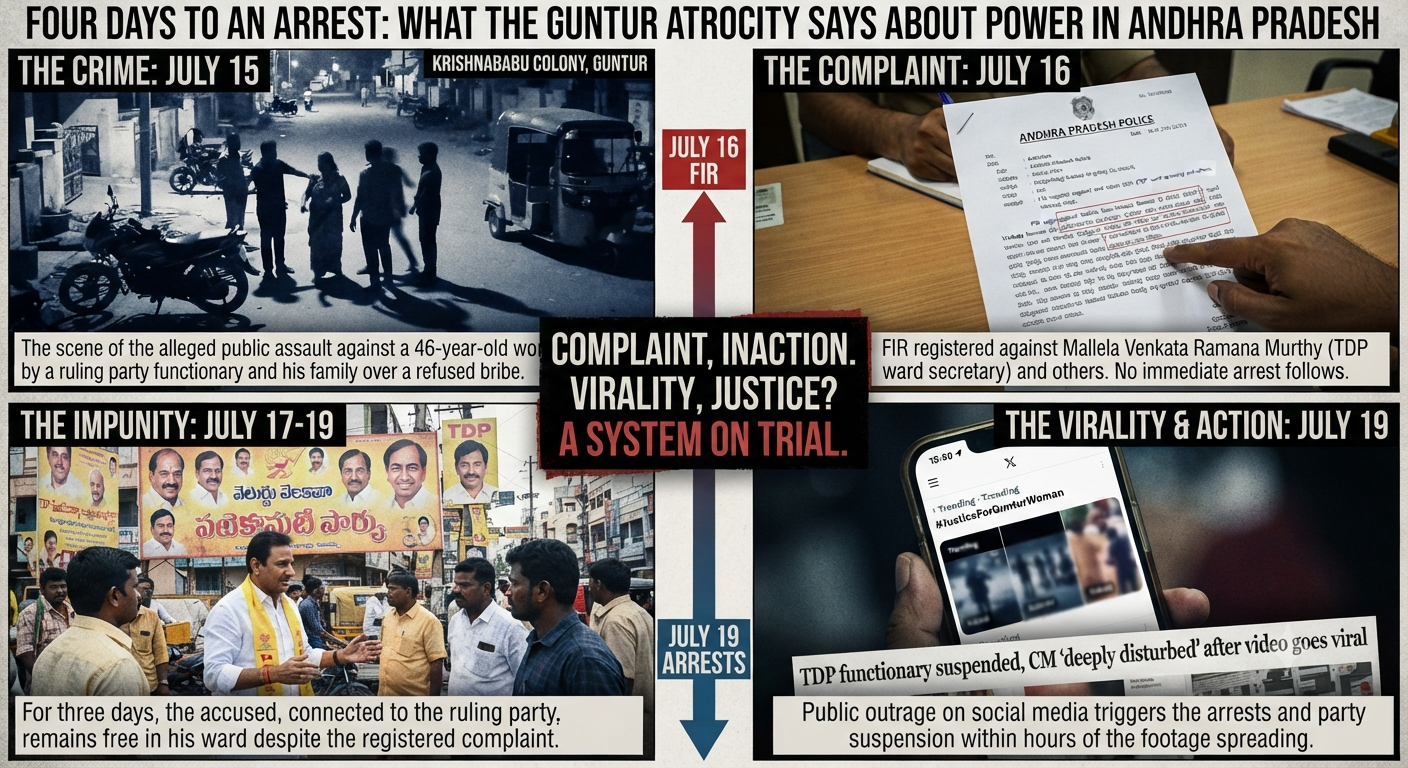 Four Days to an Arrest: What the Guntur Atrocity Says About Power in Andhra Pradesh