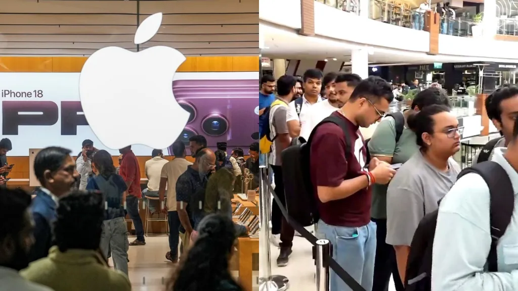 iPhone 18 Launch India : Long Queues, Overnight Waits for First-Day Purchases